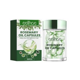 EELHOE Rosemary Oil Capsules, Nourish Hair Roots Prevent The Loss Of Solid Hair And Hair Moisturizing Hair Care Essential Oil
