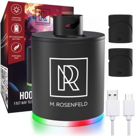 Hookah Pump with 1300 mAh Rechargeable Battery Electric Hookah Air Pump Kit with Led Light Mini Hookah Pump Starter Universal Shisha Hookah Start